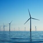 white electic windmill